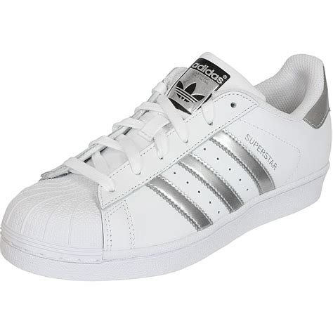 adidas superstar weiß silber damen|Adidas originals superstar shoes.